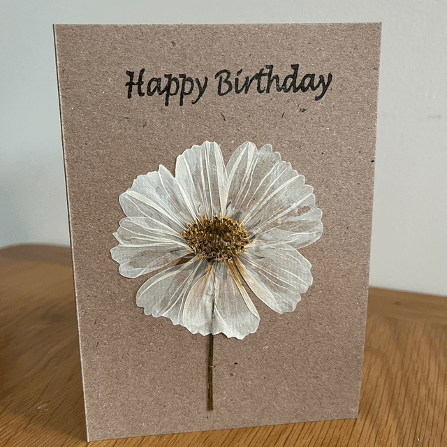 Happy Birthday - Cosmos card